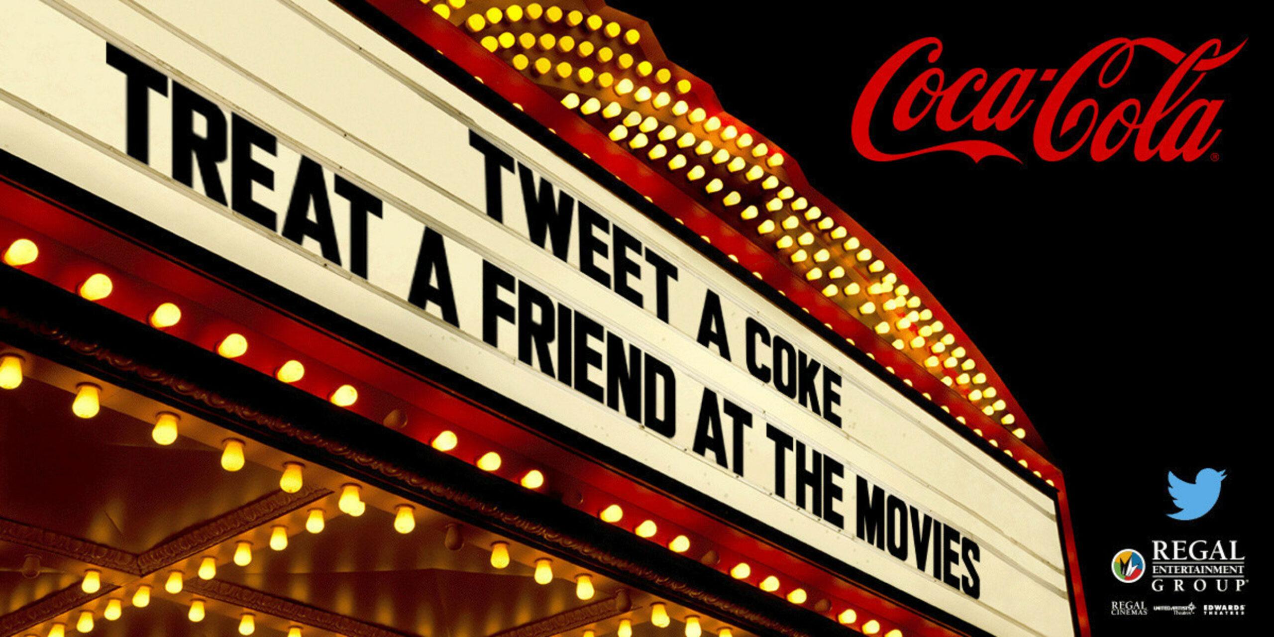 Regal Cinemas Partners with Coca-Cola on 'Tweet a Coke' Program. Source: Regal Entertainment Group (PRNewsFoto/Regal Entertainment Group)