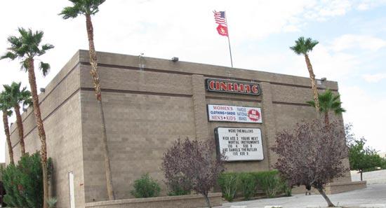 The Cinema 6 Theater in Yucca Valley, California. Photo taken in August 2013.