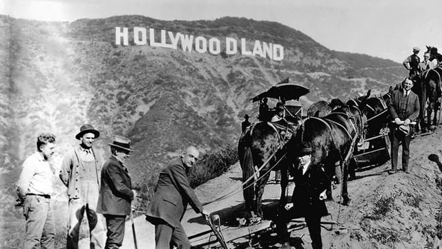 “HOLLYWOOD” Sign Dedicated 7/13/1923