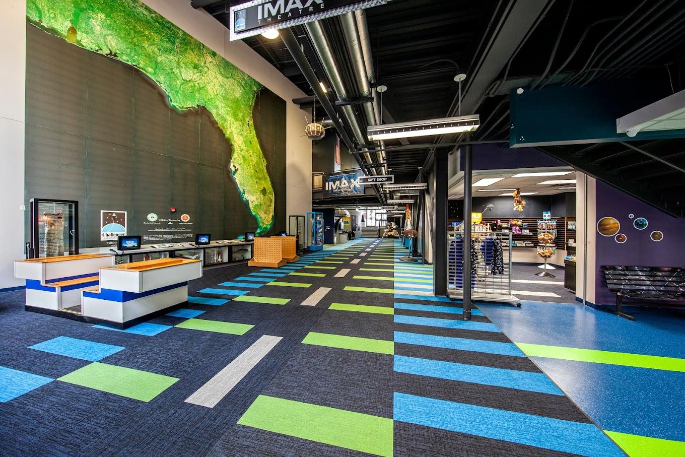 The Digital Dome features the planetarium along with the IMAX Theater and STEM educational classrooms make up the Challenger Learning Center in downtown Tallahassee, Florida are all part of the FAMU-FSU College of Engineering.