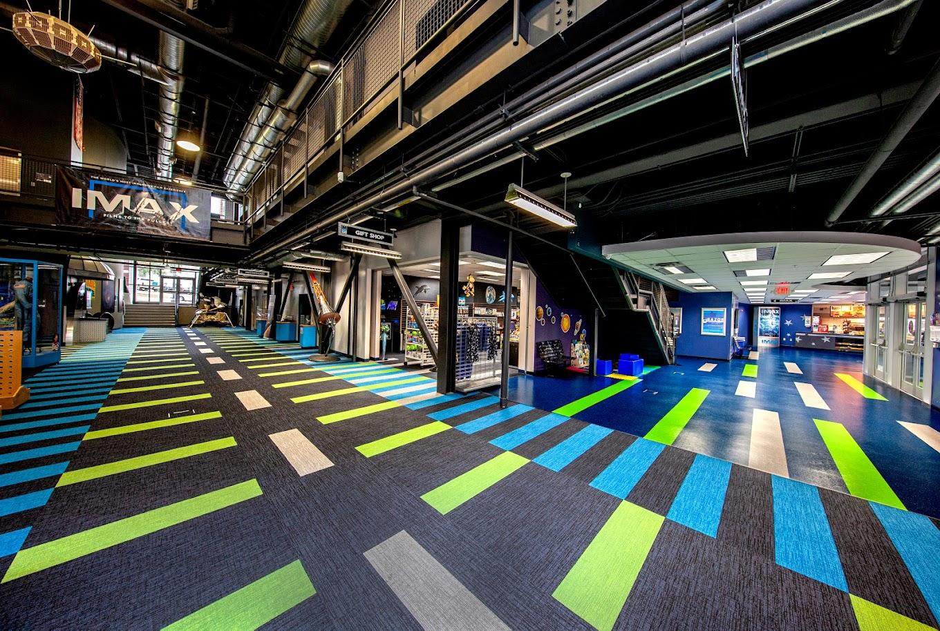 The Digital Dome features the planetarium along with the IMAX Theater and STEM educational classrooms make up the Challenger Learning Center in downtown Tallahassee, Florida are all part of the FAMU-FSU College of Engineering.