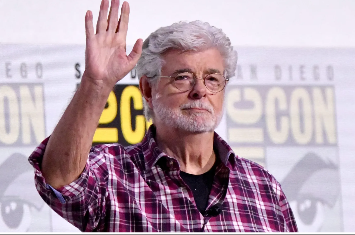George Lucas arrives at Comic-Con 2025